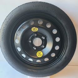 1999-2005 BMW E46 3 Series Trunk Spare wheel Black 17" and Tire