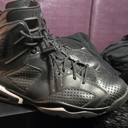 Jordan Retro 6 Black Cats 12.5