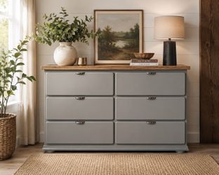 Extra large solid wood dresser