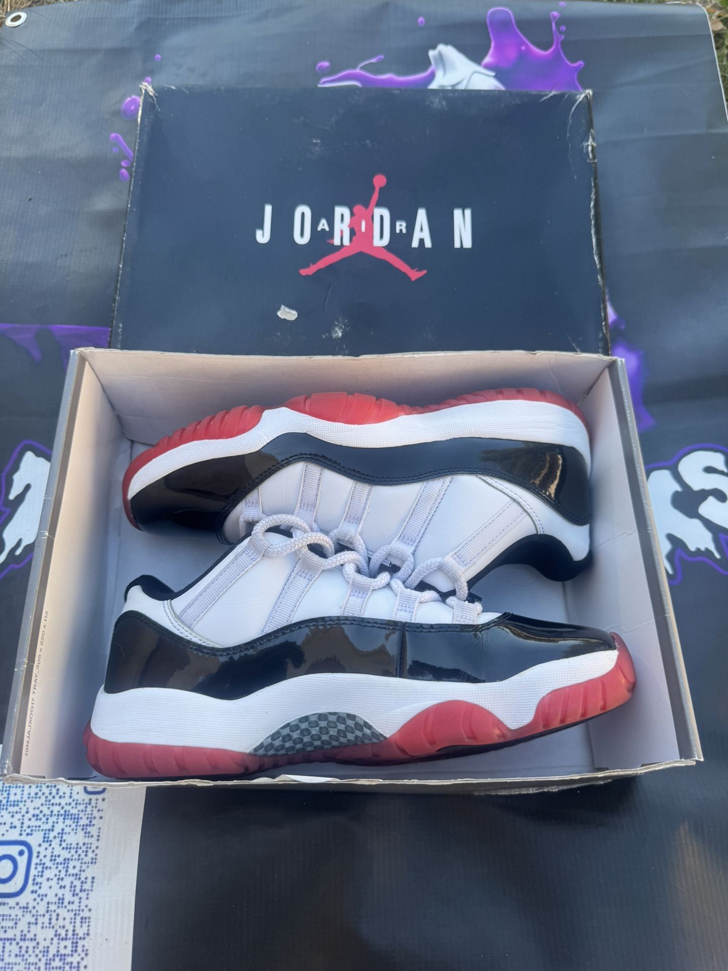 Jordan 11 Low “Concord Bred”