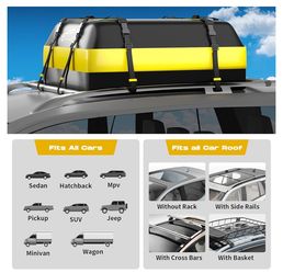 Heavy Duty Car Roof Top Rack Carrier Cargo Bag