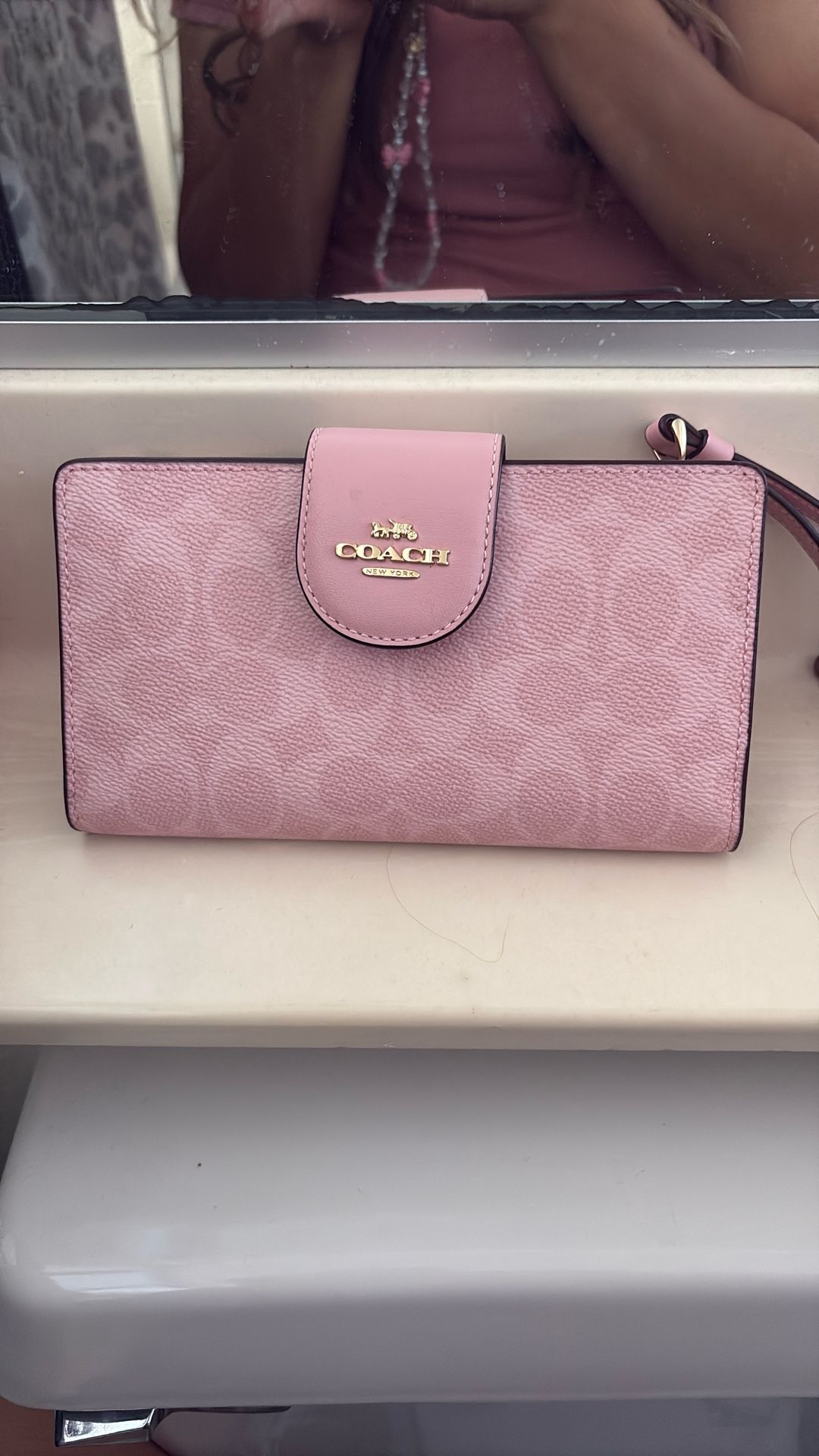 Pink Coach Wallet