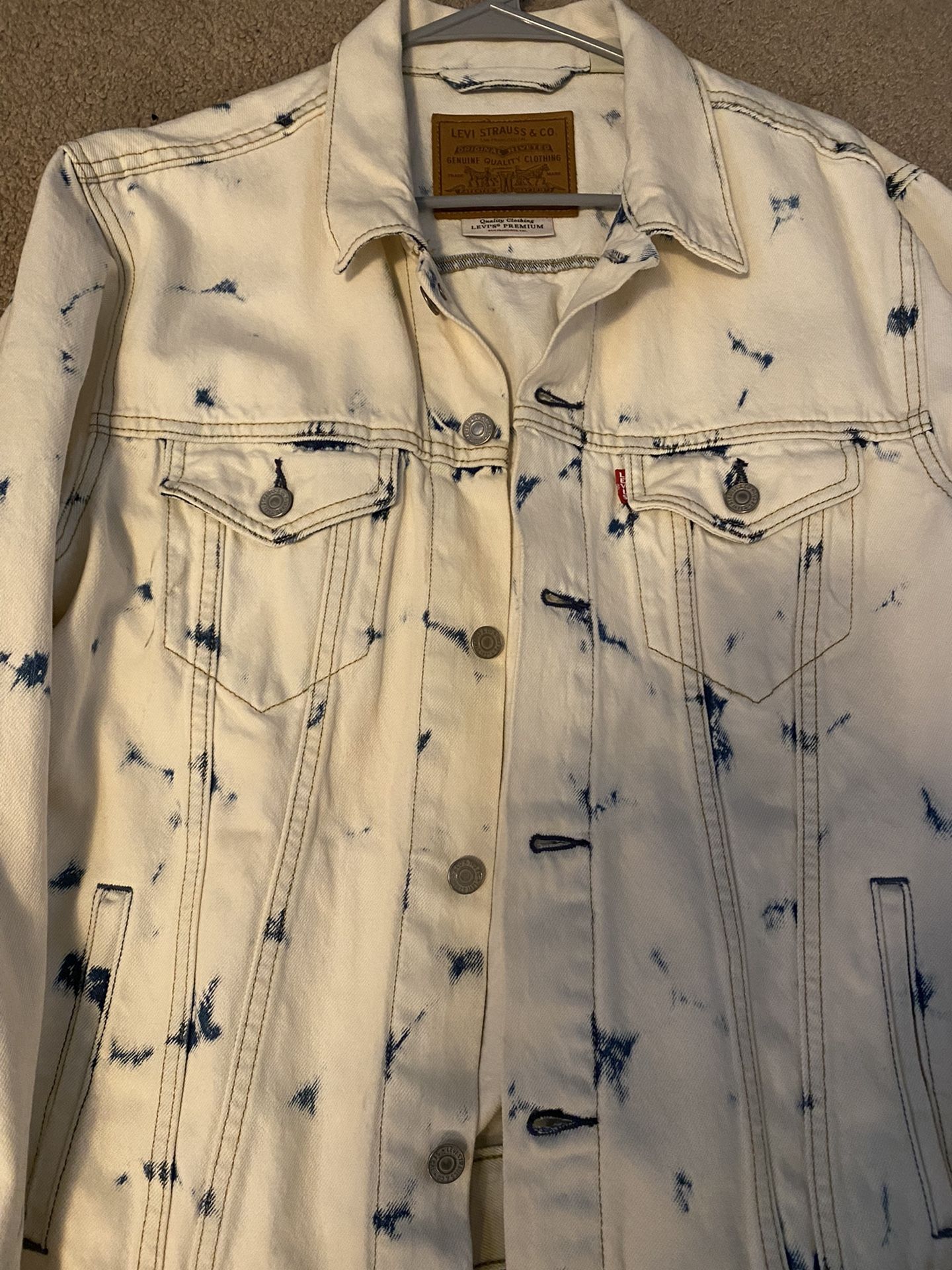 Levi’s Bleached Jacket Sz L