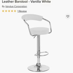 White Bar stools (2)