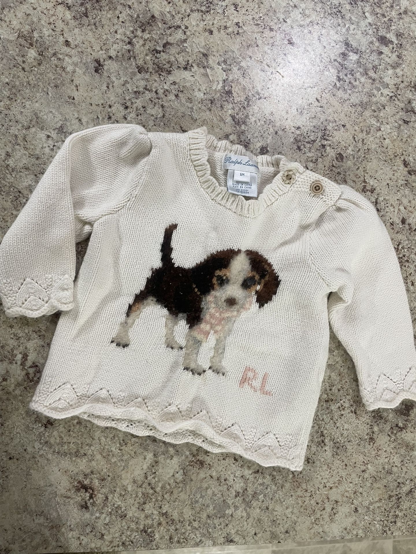 Baby Ralph lauren knitted sweater - 6m