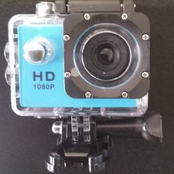 Blue 1080 HD Sports Action Camera