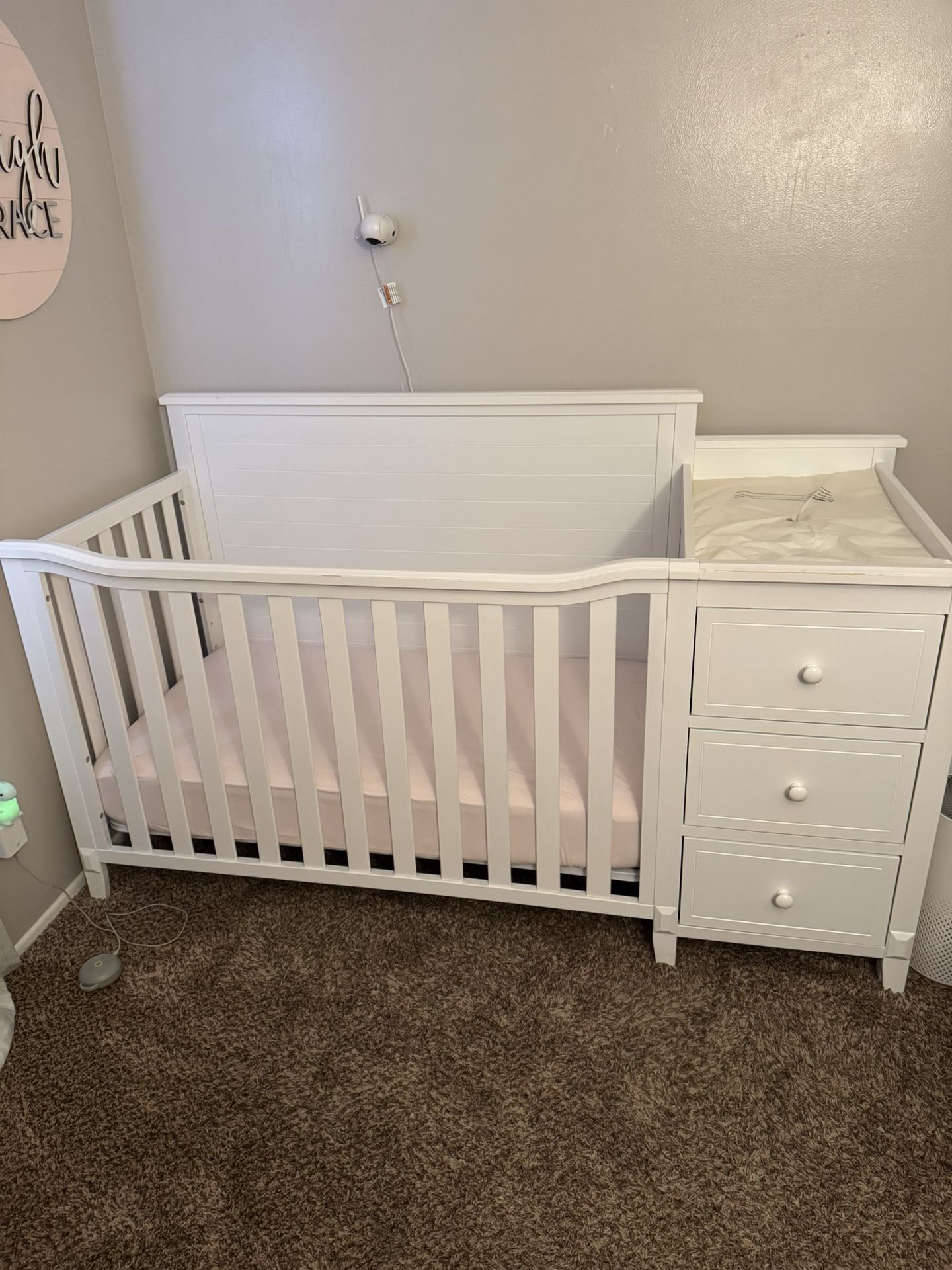 Crib With Drawers And Changing Table