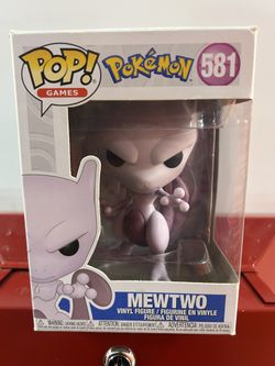 Funko Pop Pokemon Mewtwo 581 Games Vinyl Figure Legendary Nintendo Collectible