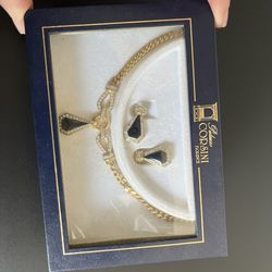 Vintage Palazzo Corsini Florence Jewelry Set – Necklace & Earrings (New in Box)