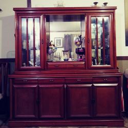 Antique Mahogany Hutch