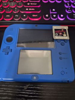 Nintendo 2DS with ultimate nes remix game