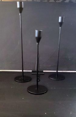 3 Tapier Tier Candleholders