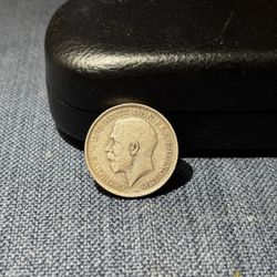 1918 Great Britain 1 Florin Silver .925 Sharp Detail George V  Royal Mint