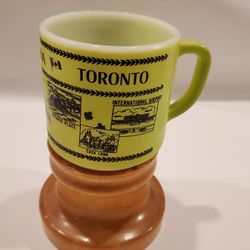 Federal Milk Glass Toronto Soviener Mug