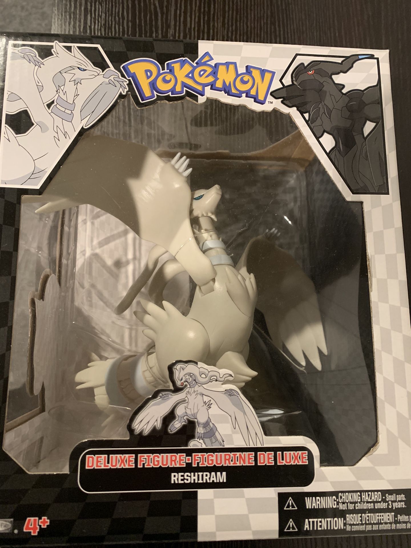 Pokemon Black and White Reshiram Action Figure( All white)