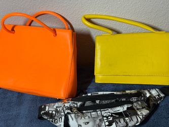 Set of 3 Colorful Handbags and Fanny Pack