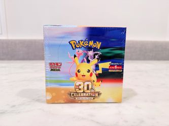 🇯🇵 Pokemon 30th Celebration Booster Box BB Booster Box ex Japanese Booster Pack Box TCG Mega Evolution New Sealed from Japan