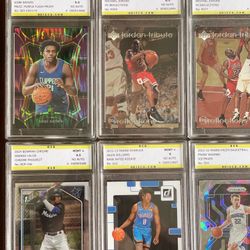 Large Sports Card Slab Collection 