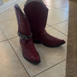 Red Western Boots