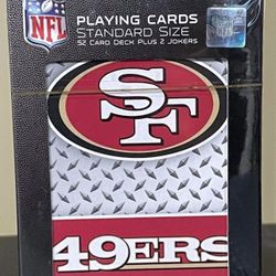 NFL SAN FRANCISCO 49ers TEAM PLAYING CARDS