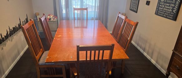 Table and chairs