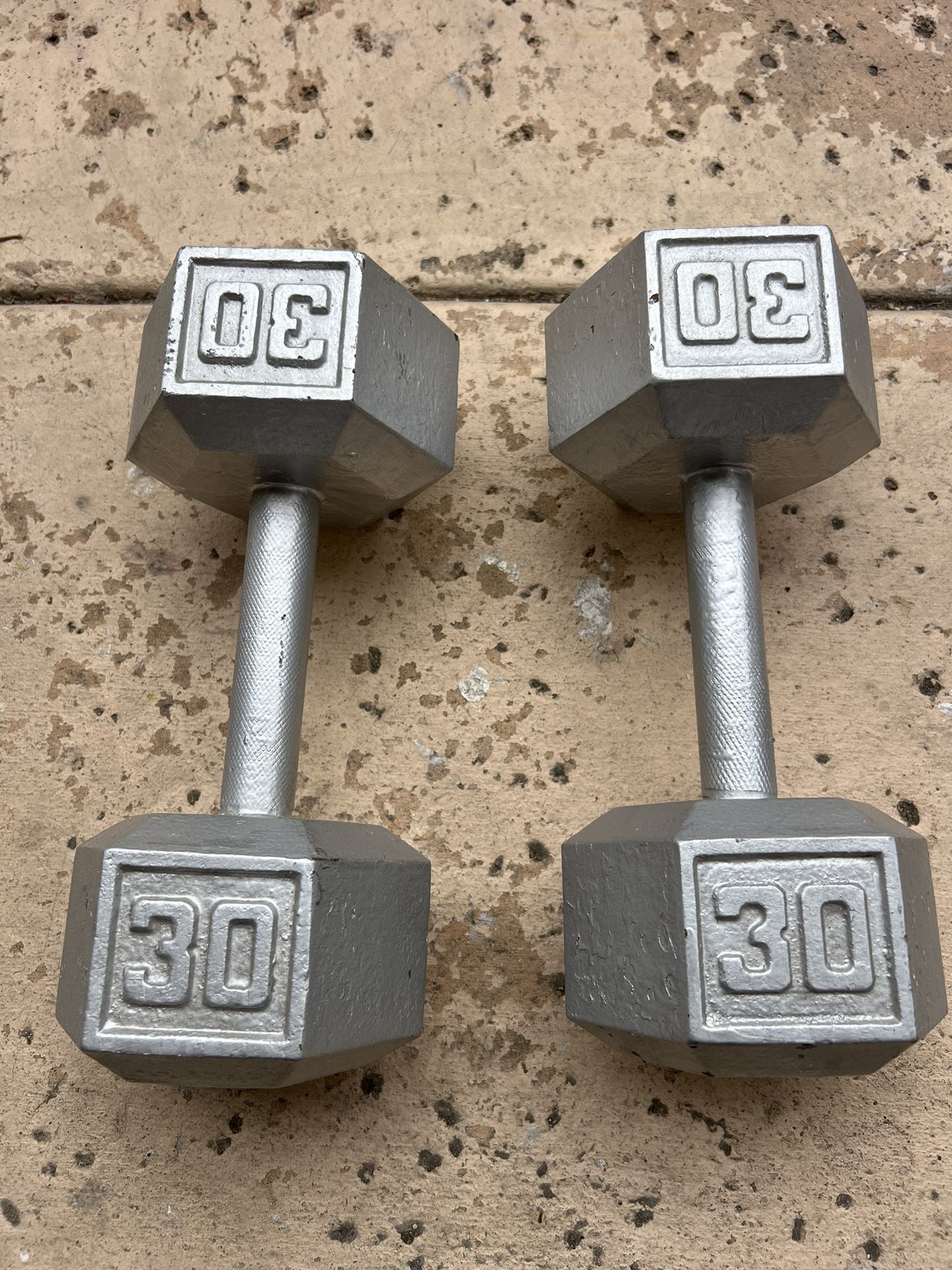 Pair Of 30lbs Dumbbells