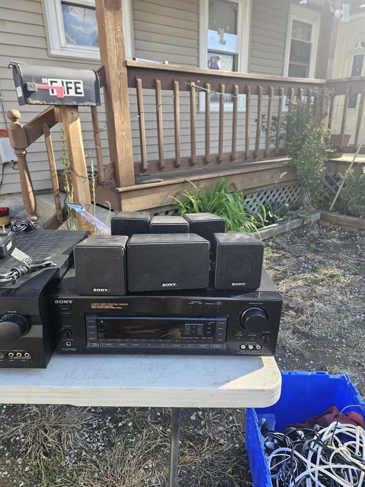 Yard Sale And Stero Equipment