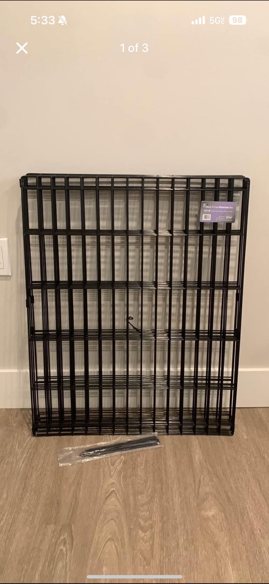 Foldable Metal Dog Pen