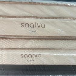 Brand New Queen Saatva Euro Top Mattress $499.financing Available No Credit Needed