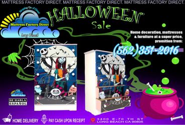Nightmare before Christmas dresser cajonera cómoda mueble nuevo