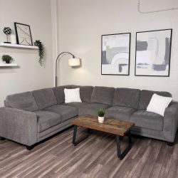 Gray Sectional Couch DELIVERY WITHIN A WEEK