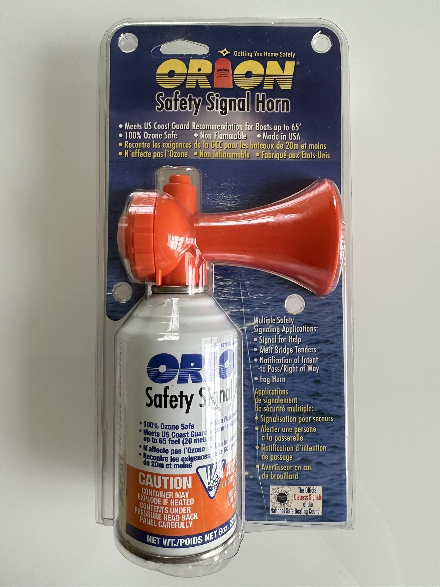 BRAND NEW Orion Safety Air Signal Horn 8 Oz.