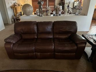 Couches reclining on ends