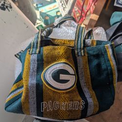 Green Bay Packers Woven Knit Tote Bag