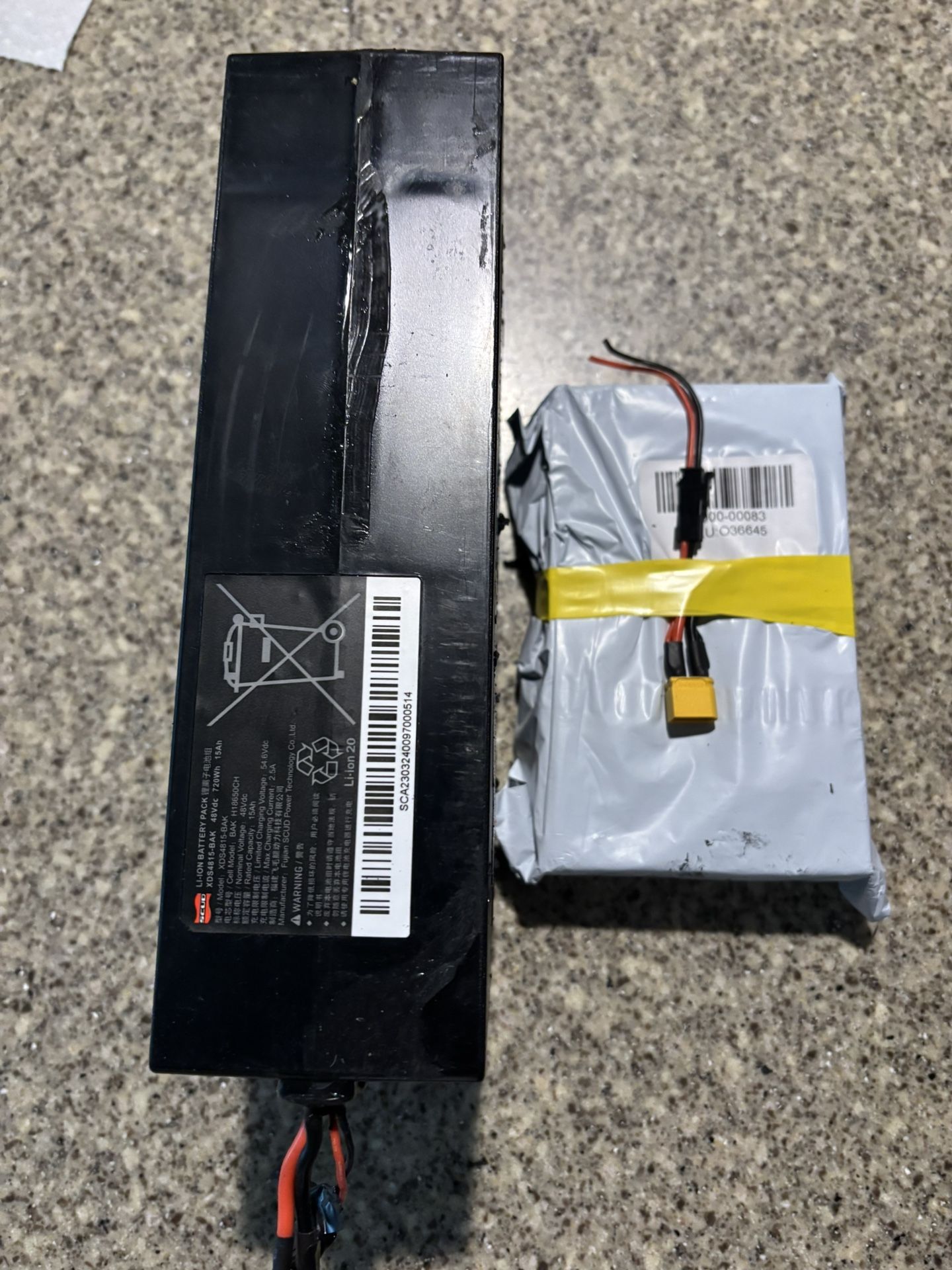 Razor Mx Scud 48v 15ah Lithium Battery
