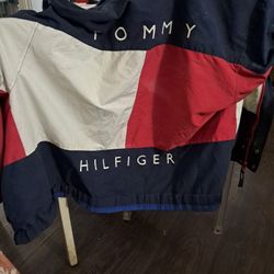 90s Reversible Tommy Hilfiger Jacket (XL)