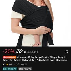Momcozy Baby Wrap Carrier $30 Obo