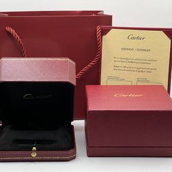 Cartier Love Bracelet Box, Gift Bag, Outer Box & Sleeve