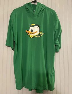 Oregon ducks short sleeve hoodie  size XL