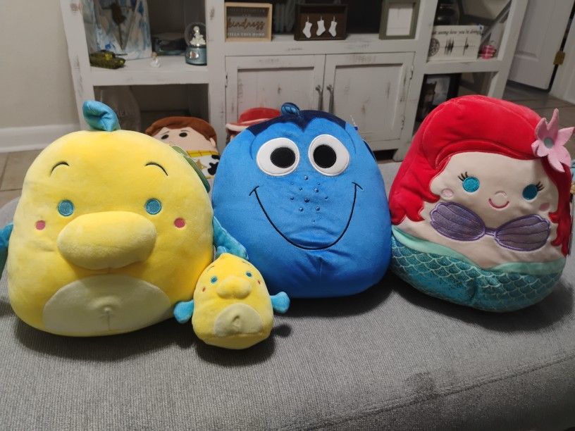 Lot Of Little Mermaid Squishmallows
