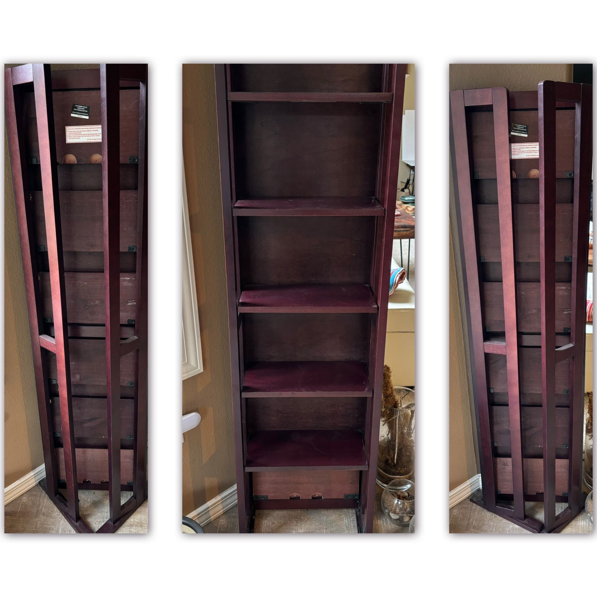 SOLID Wood Folder Shelf