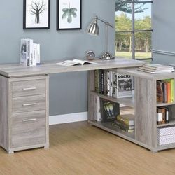 L-Shaped Desk with Reversible Set Up Option!  Lowest Prices Ever!