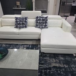 White Sectional