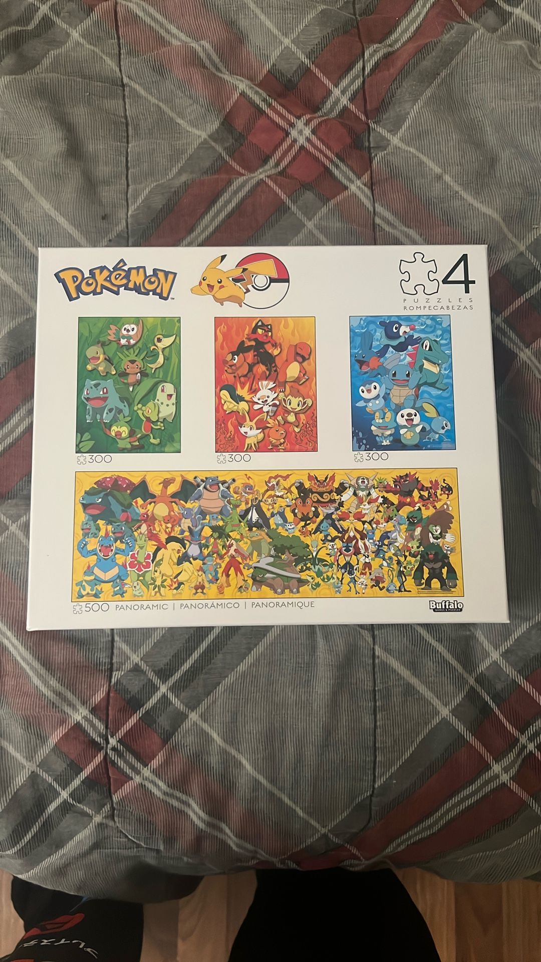 Pokémon 4-in-1 500pc Puzzles