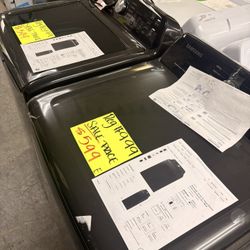 Black Washer And Dryer Set 