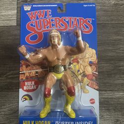 WWE Superstars 8” Hulk Hogan Figure LJN Mattel Retro Package 