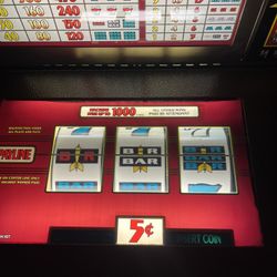 Slot Machine Cabinet Style With Chair