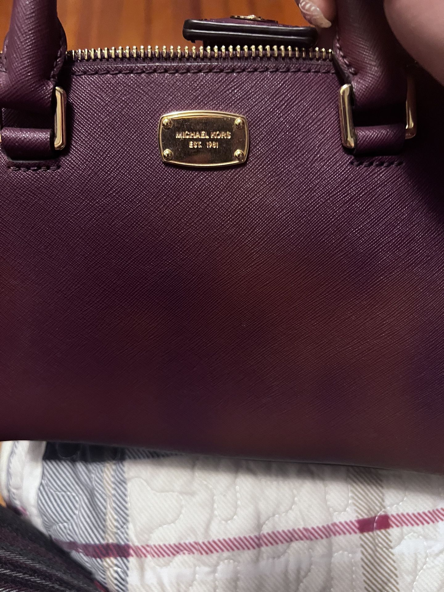 Michael Kors Purple Hand Bag