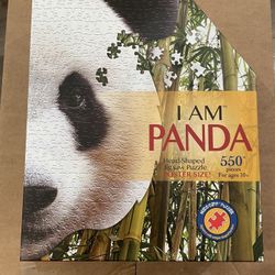 550 piece puzzle - panda