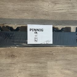 Ikea NEW PINNIG Rack with 3 hooks, black